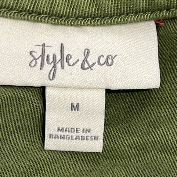 NWOT STYLE & CO Field Parka Jacket size M. - Picture 5 of 7